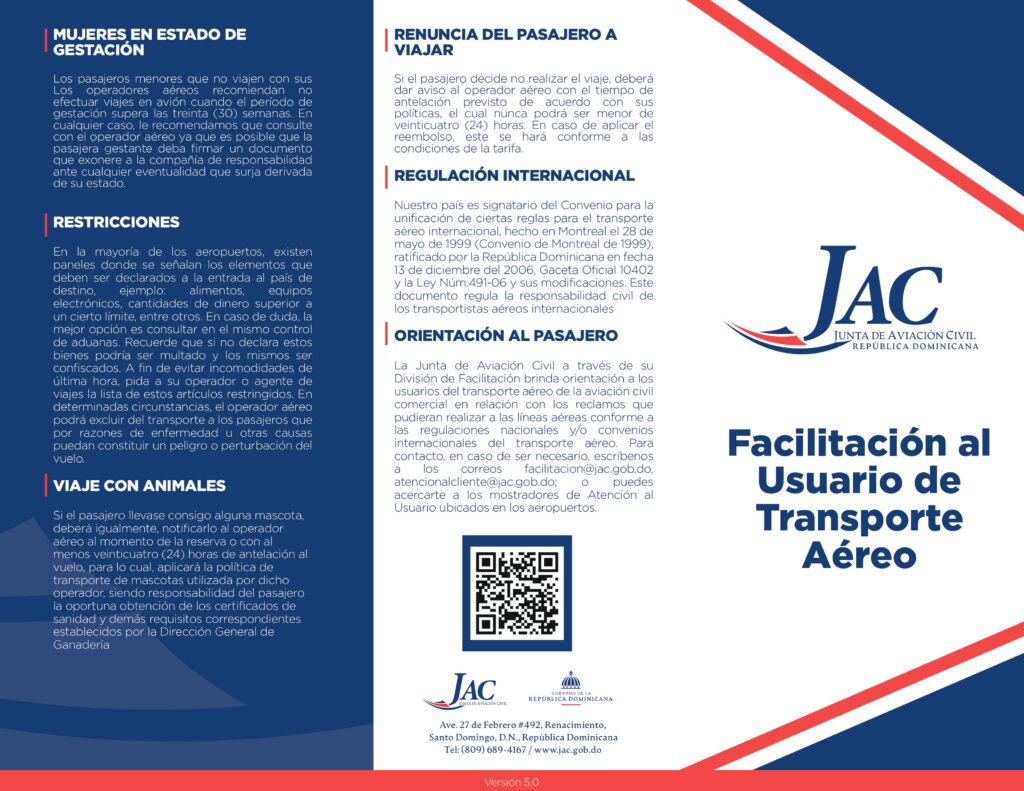 Facilitación al Usuario de Transporte Aéreo